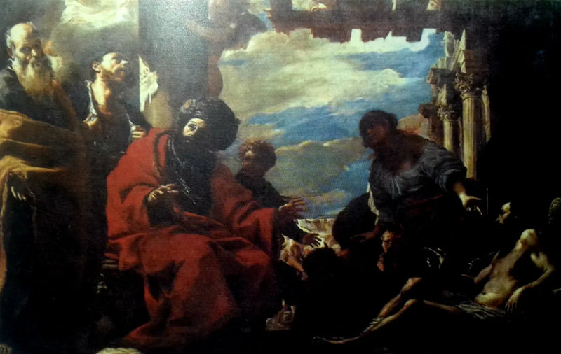 Job y sus amigos - Mattia Preti