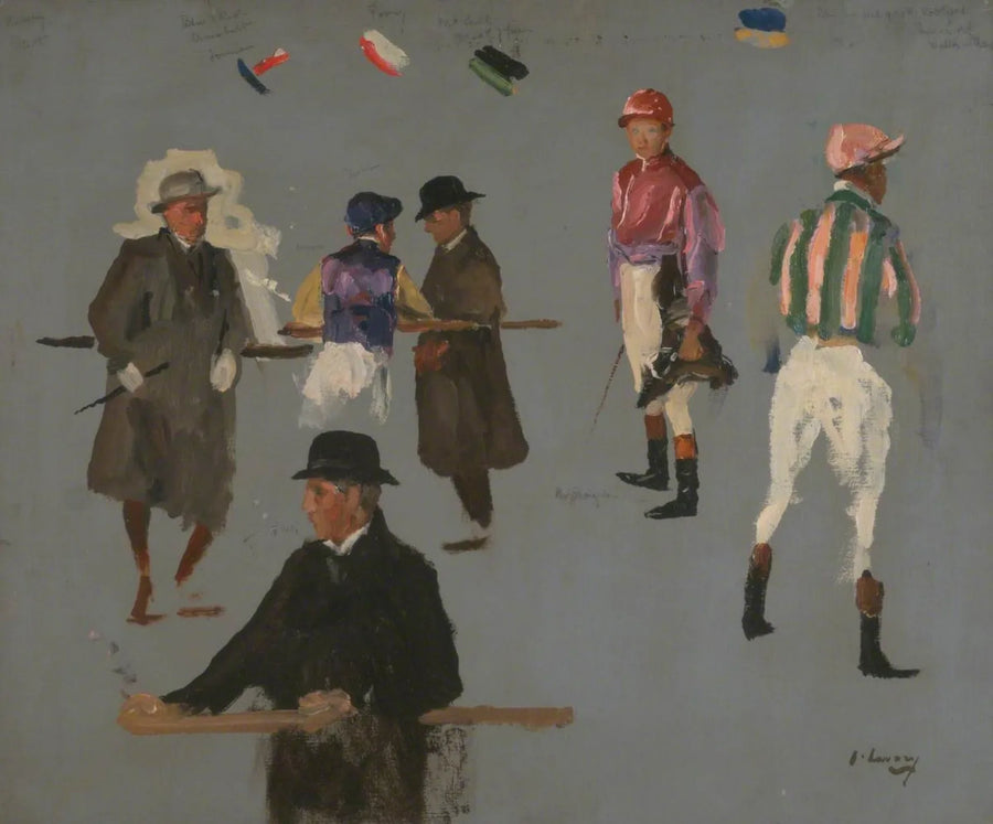 Jinetes y propietarios en Epsom - John Lavery