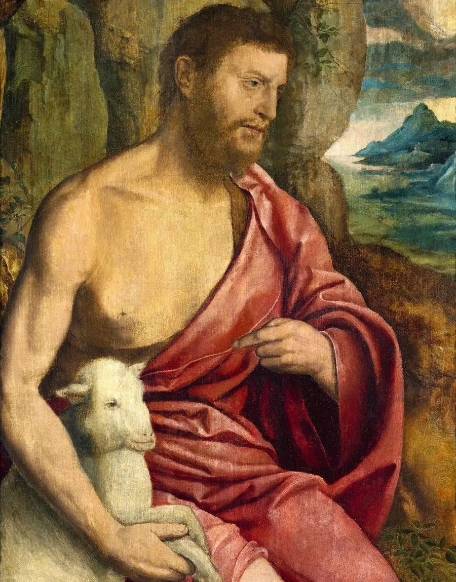 Juan el Bautista. - Joos van Cleve