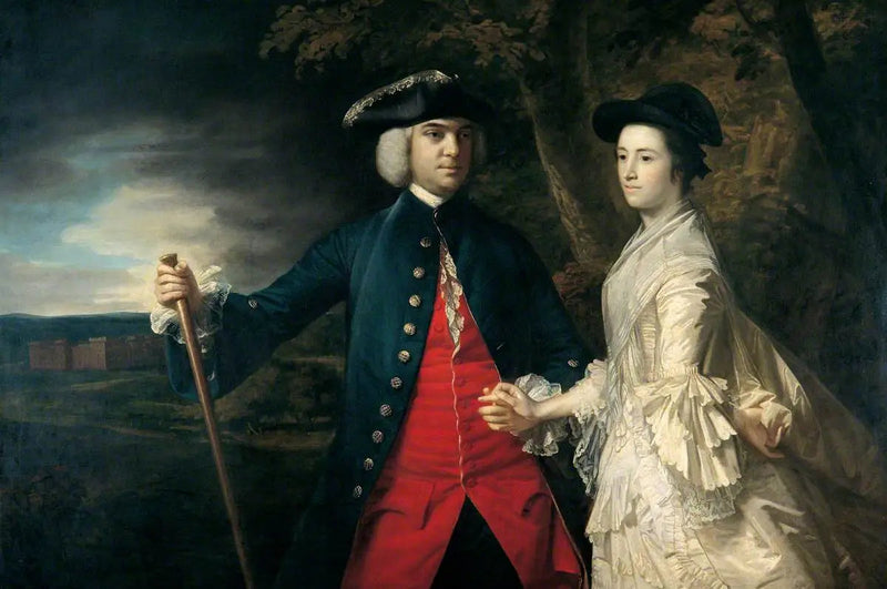 Juan, 2.º conde de Egmont y su segunda esposa Catalina - Joshua Reynolds