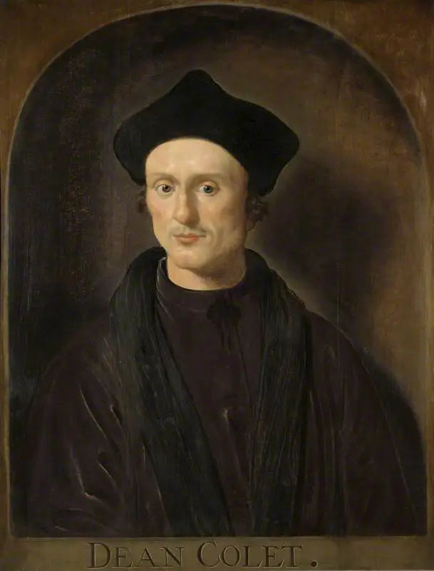 John Colet (1467–1519), Decano de St Paul's (1504/1505–1519), Fundador de la Escuela de St Paul's - Hans Holbein el Joven