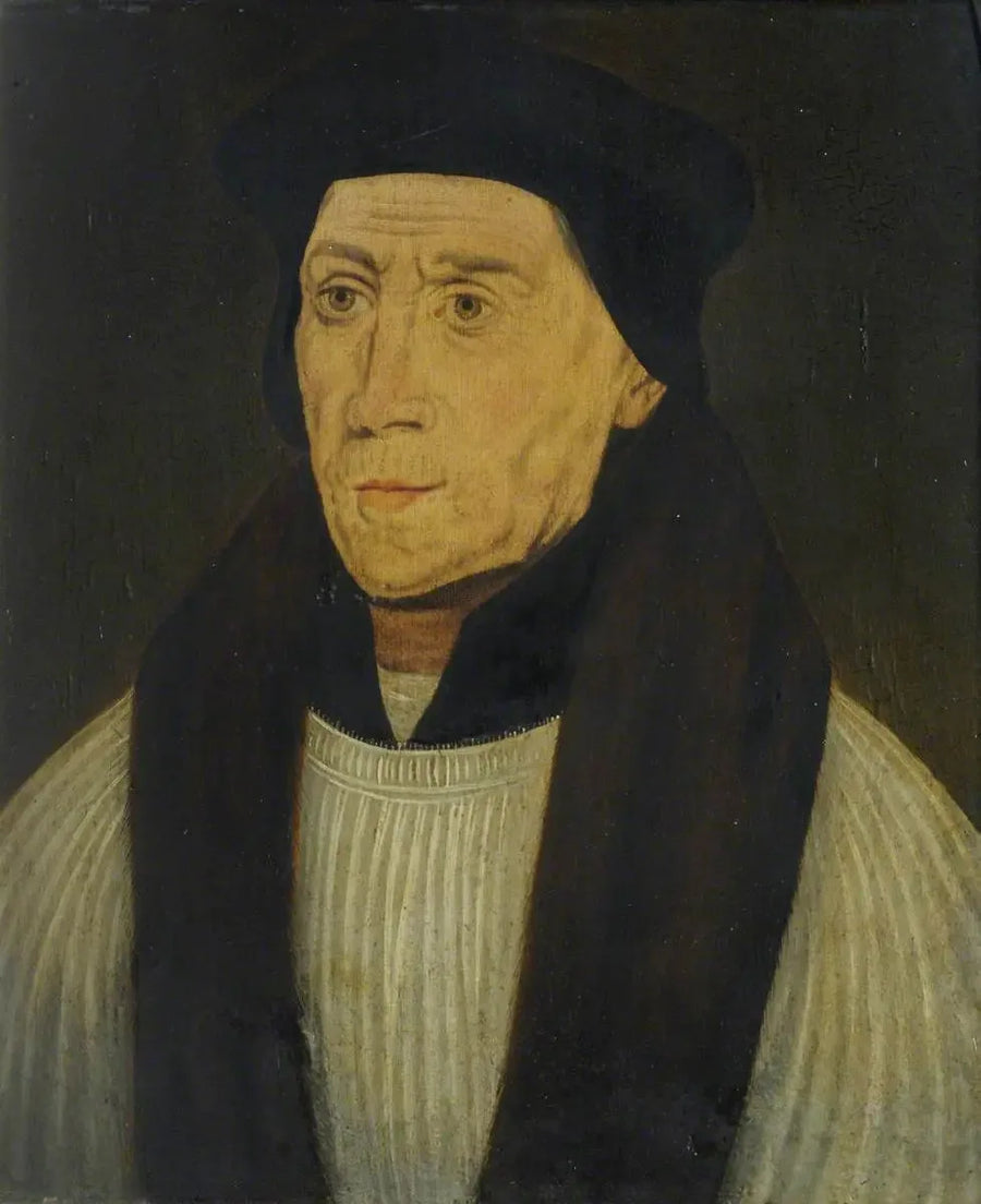 Juan Fisher (1459–1535), obispo de Rochester, profesora de teología de la Primera Dama Margaret (1503), mártir católico romano - Hans Holbein el Joven