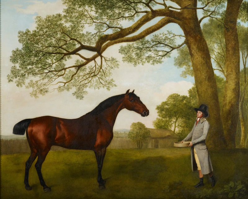 John Gascoigne con un caballo alazán - George Stubbs