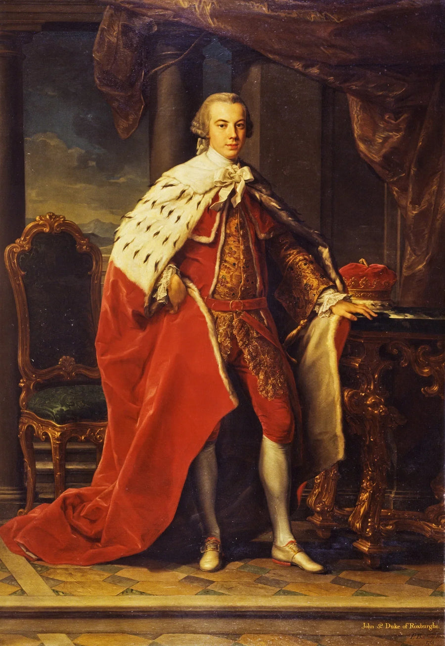 John Ker, 3er duque de Roxburghe, 1740 - 1804. Bibliófilo - Pompeo Batoni