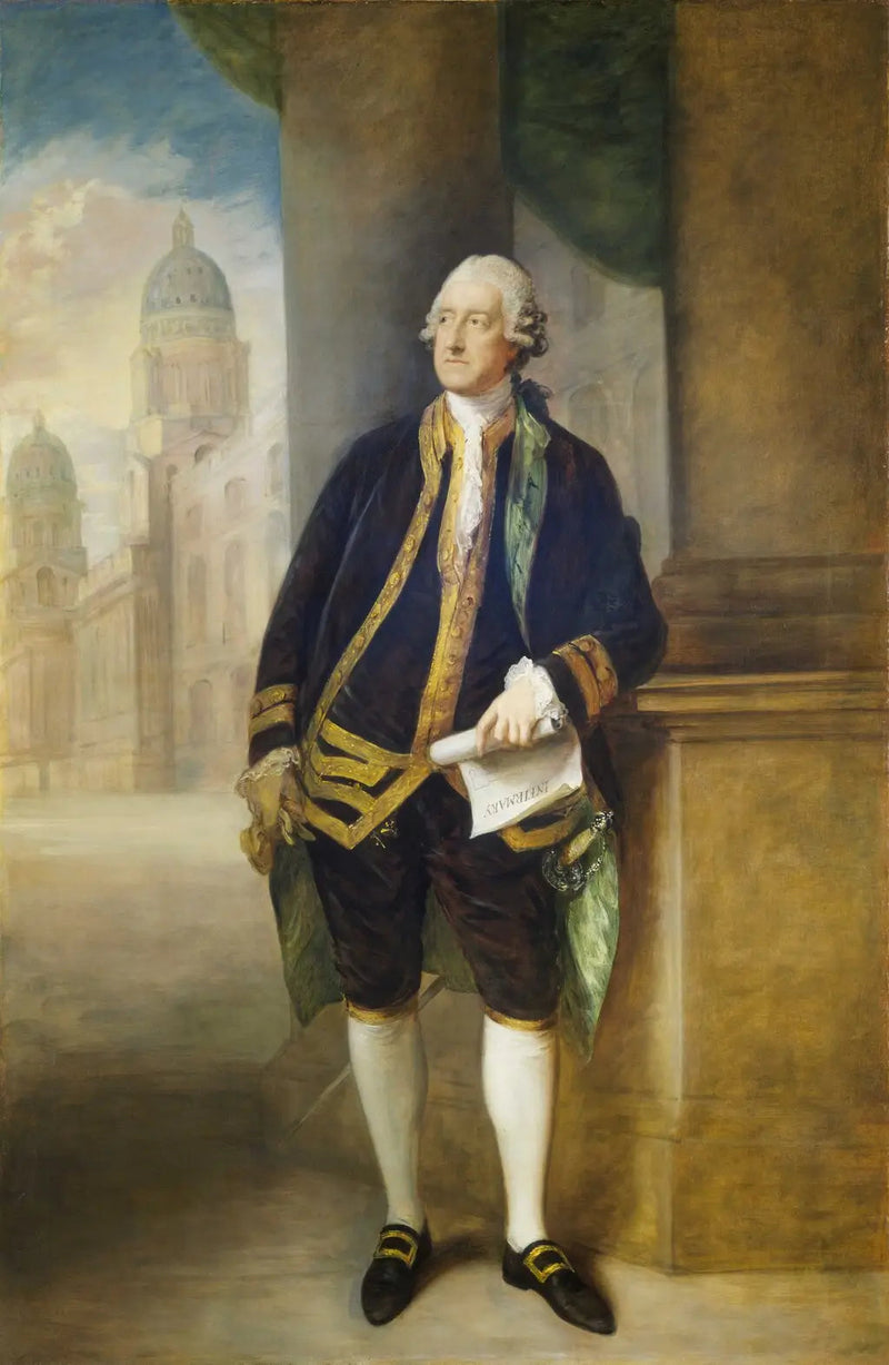 John Montagu, 1718-1792, IV conde de Sandwich, Primer Lord de la Marina - Thomas Gainsborough