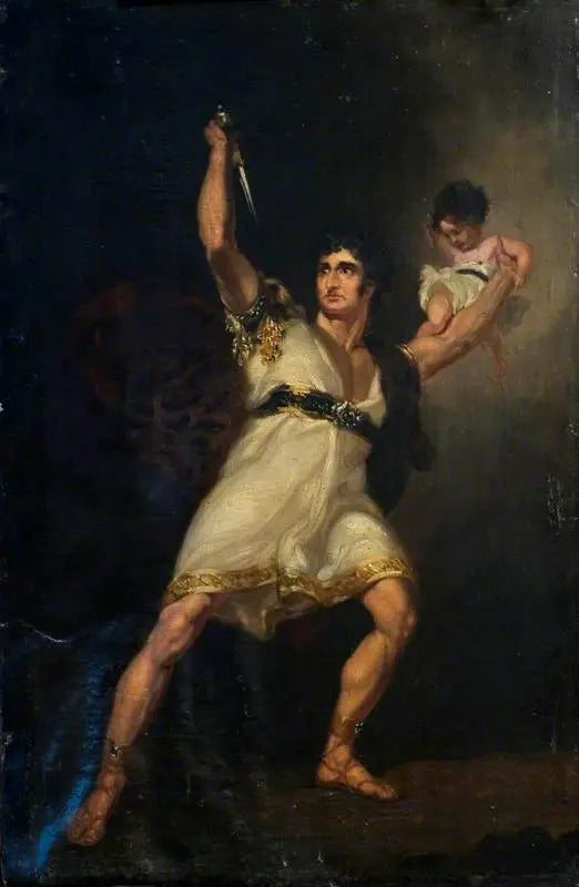 John Philip Kemble (1757–1823), en el papel de Rolla en « Pizarro » Adaptado por Richard Brinsley Sheridan de « Die Spanier in Peru » de August Friedrich Ferdinand von Kotzebue - Thomas Lawrence