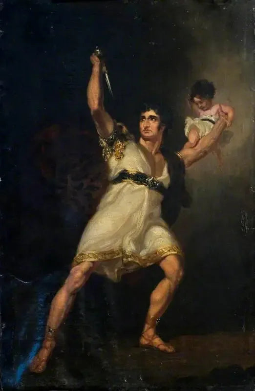 John Philip Kemble (1757–1823), en el papel de Rolla en « Pizarro » Adaptado por Richard Brinsley Sheridan de « Die Spanier in Peru » de August Friedrich Ferdinand von Kotzebue - Thomas Lawrence