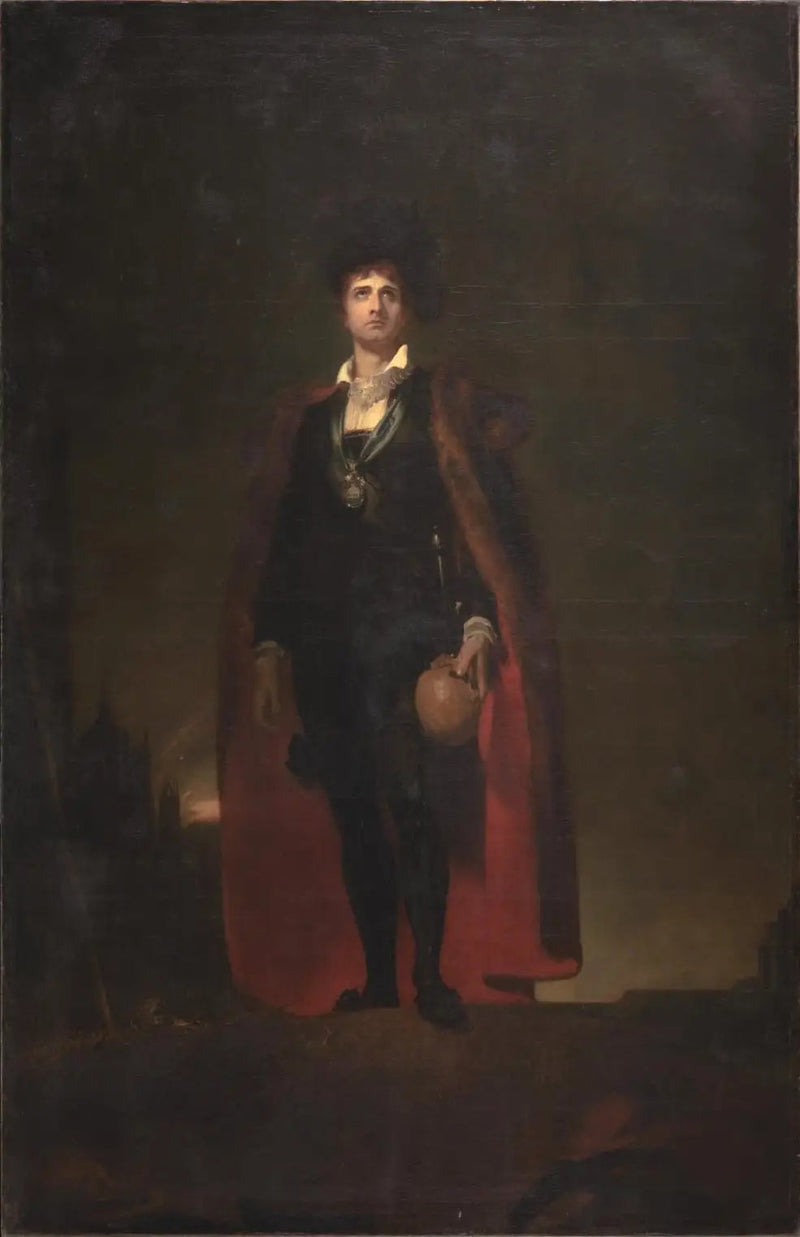 John Philip Kemble en el papel de Hamlet - Thomas Lawrence