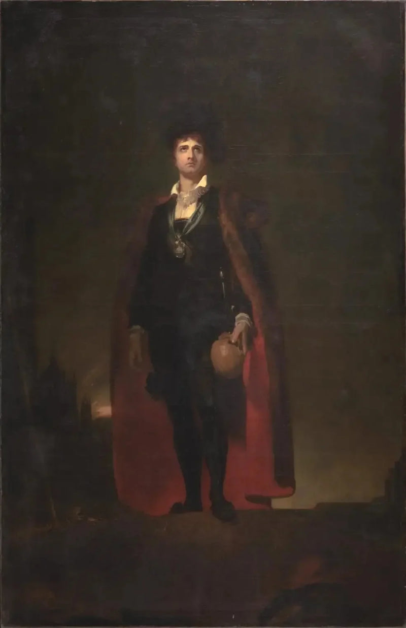 John Philip Kemble en el papel de Hamlet - Thomas Lawrence