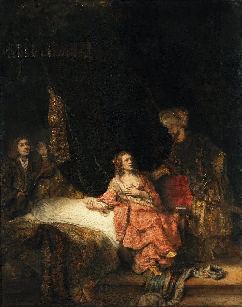 José acusado por la mujer de Potifar - Rembrandt