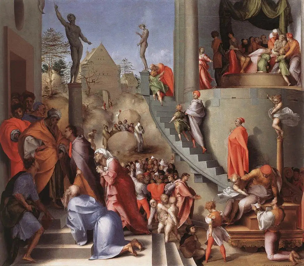Joseph en Égypte - Pontormo image 1 reproduction de peinture à l’huile