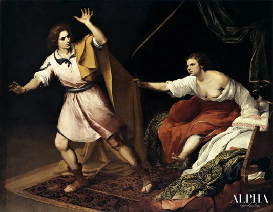 Joseph et la femme de Putiphar - Bartolomé Esteban Murillo - Reproductions de tableaux et peintures haut de gamme