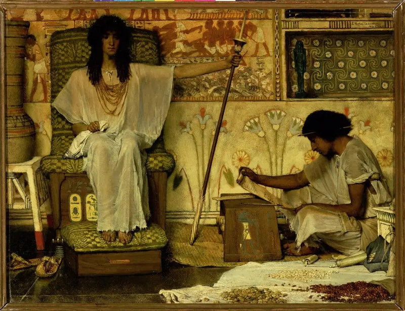 José, vigilante de los graneros del faraón - Lawrence Alma-Tadema