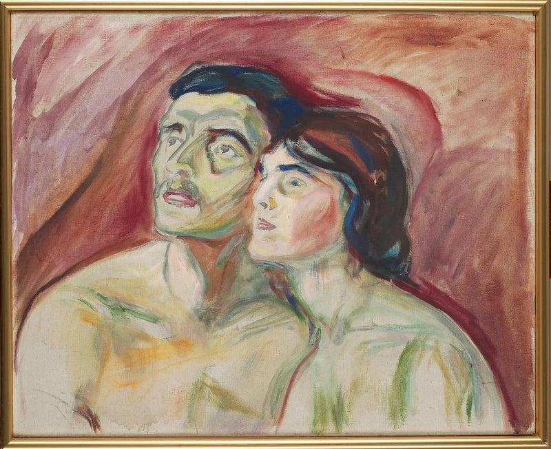 Mejilla contra mejilla - Edvard Munch