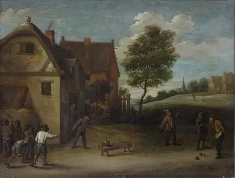 Jugar a los bolos - David Teniers el Joven