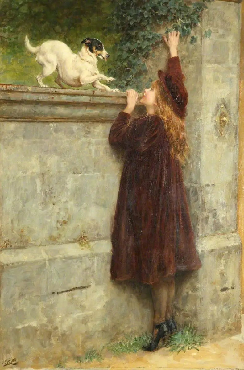 Jugar con los compañeros - Briton Rivière