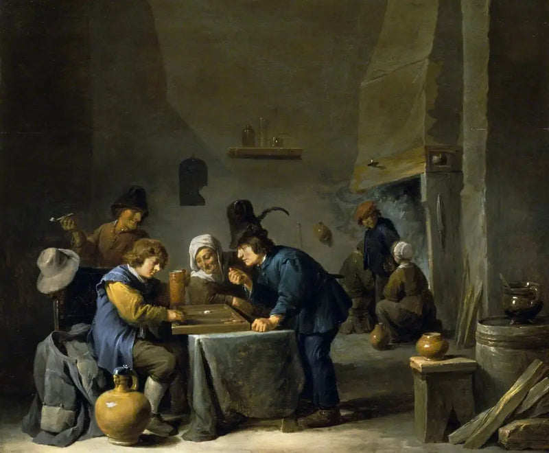 Jugadores de Trictrac - David Teniers el Joven
