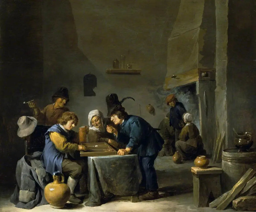 Jugadores de Trictrac - David Teniers el Joven