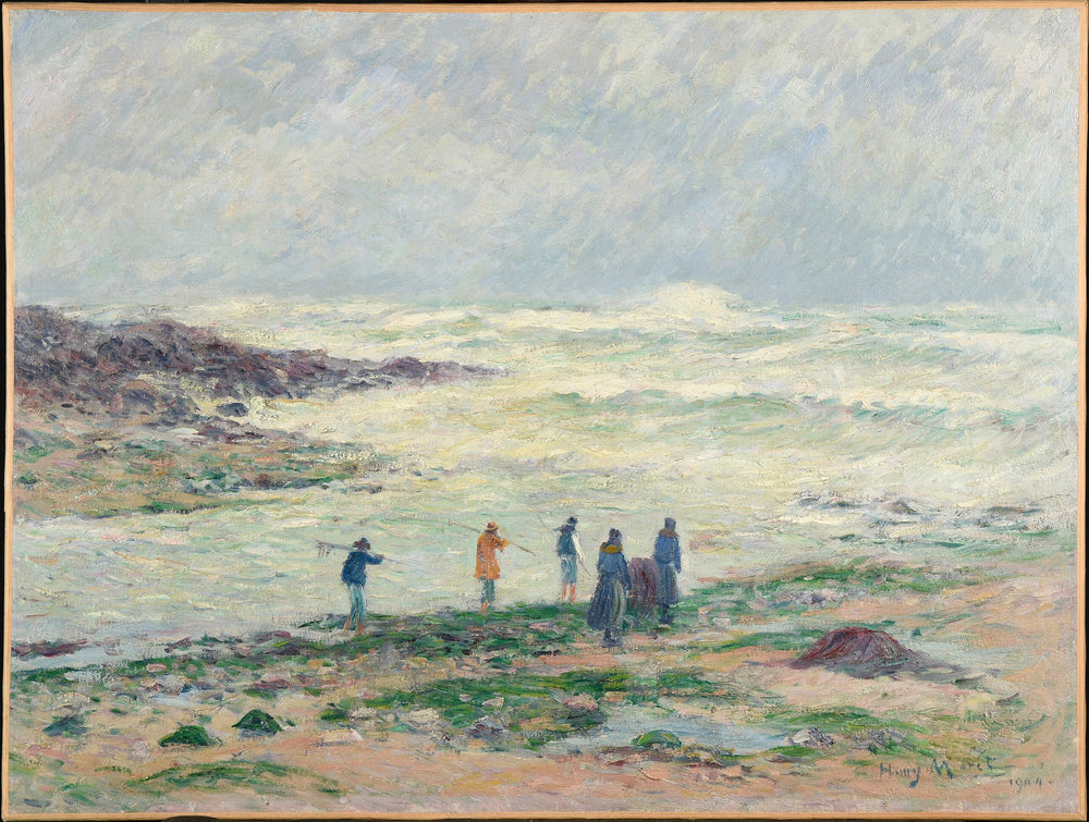 Jour d'hiver - Henry Moret image 1 tableau peint à l’huile sur toile
