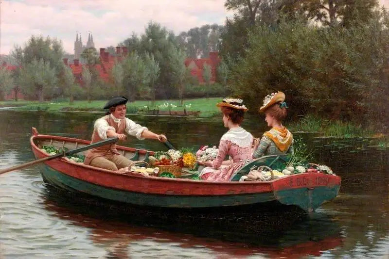 Día de mercado - Edmund Blair Leighton