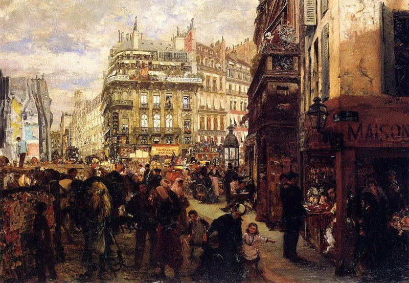 Día de la semana en París - Adolph von Menzel