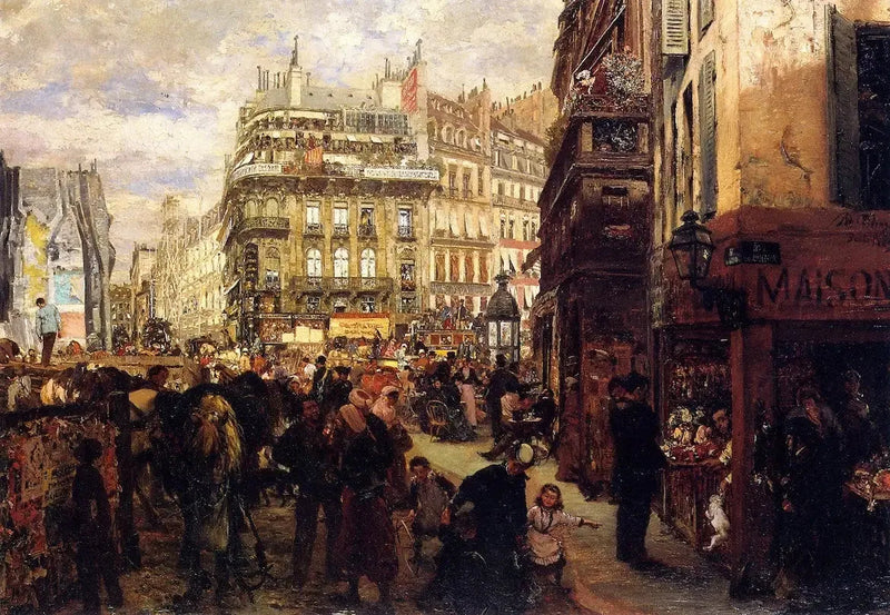 Día de la semana en París - Adolph von Menzel