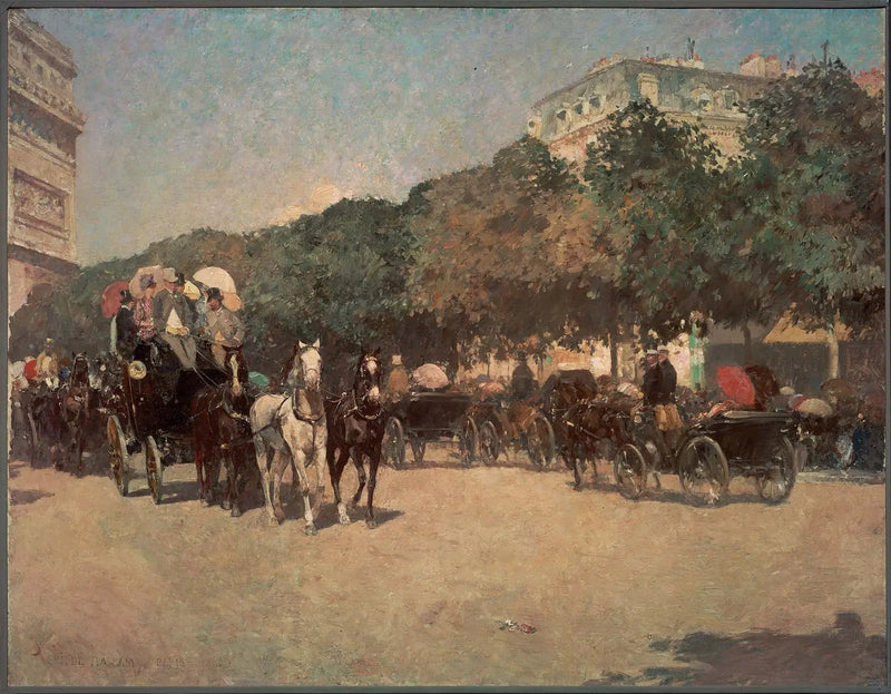 Día del Gran Premio - Childe Hassam