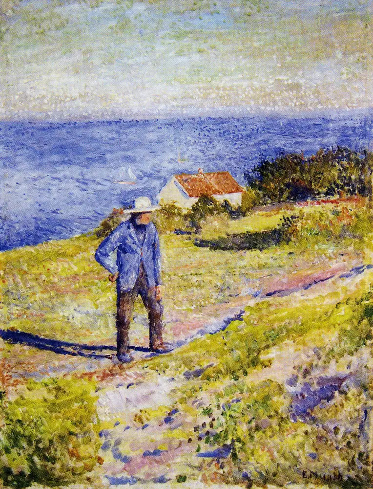 Día soleado en Åsgårdstrand - Edvard Munch