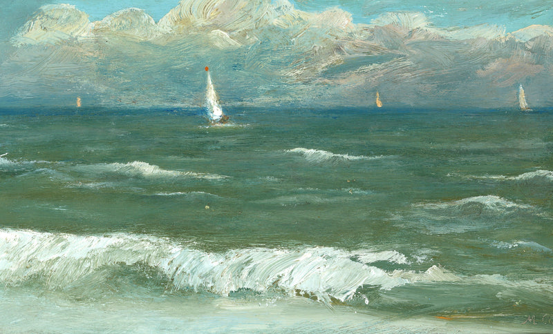 Día de verano en el mar en Skagen. -Michael Peter Ancher