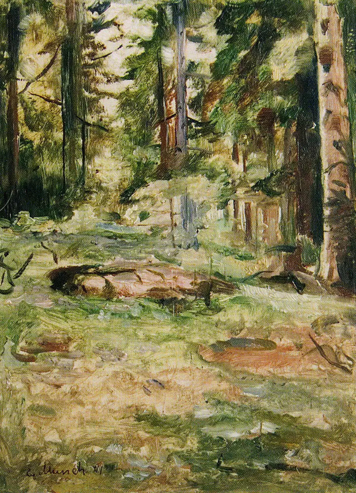 Día de verano en el bosque - Edvard Munch