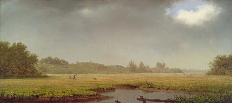 Día nublado, Rhode Island - Martin Johnson Heade