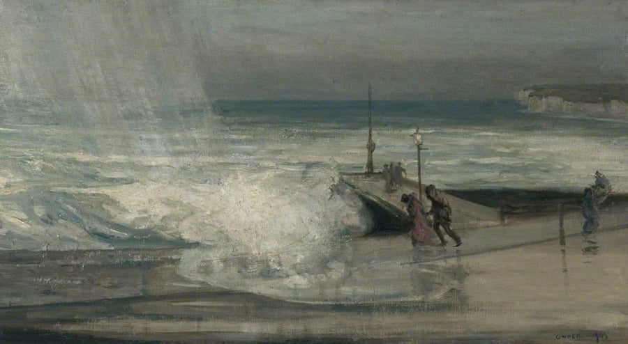 Día tormentoso en Brighton, en Sussex Oriental - Charles Conder