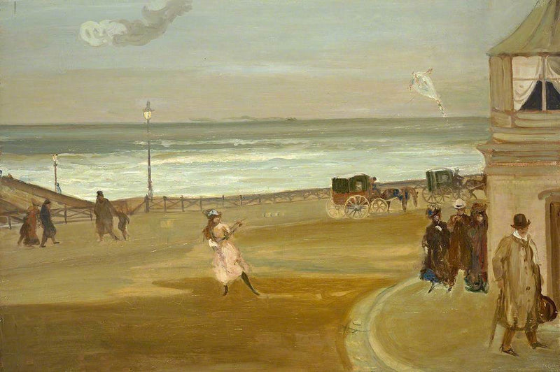 Día ventoso en Brighton - Charles Conder