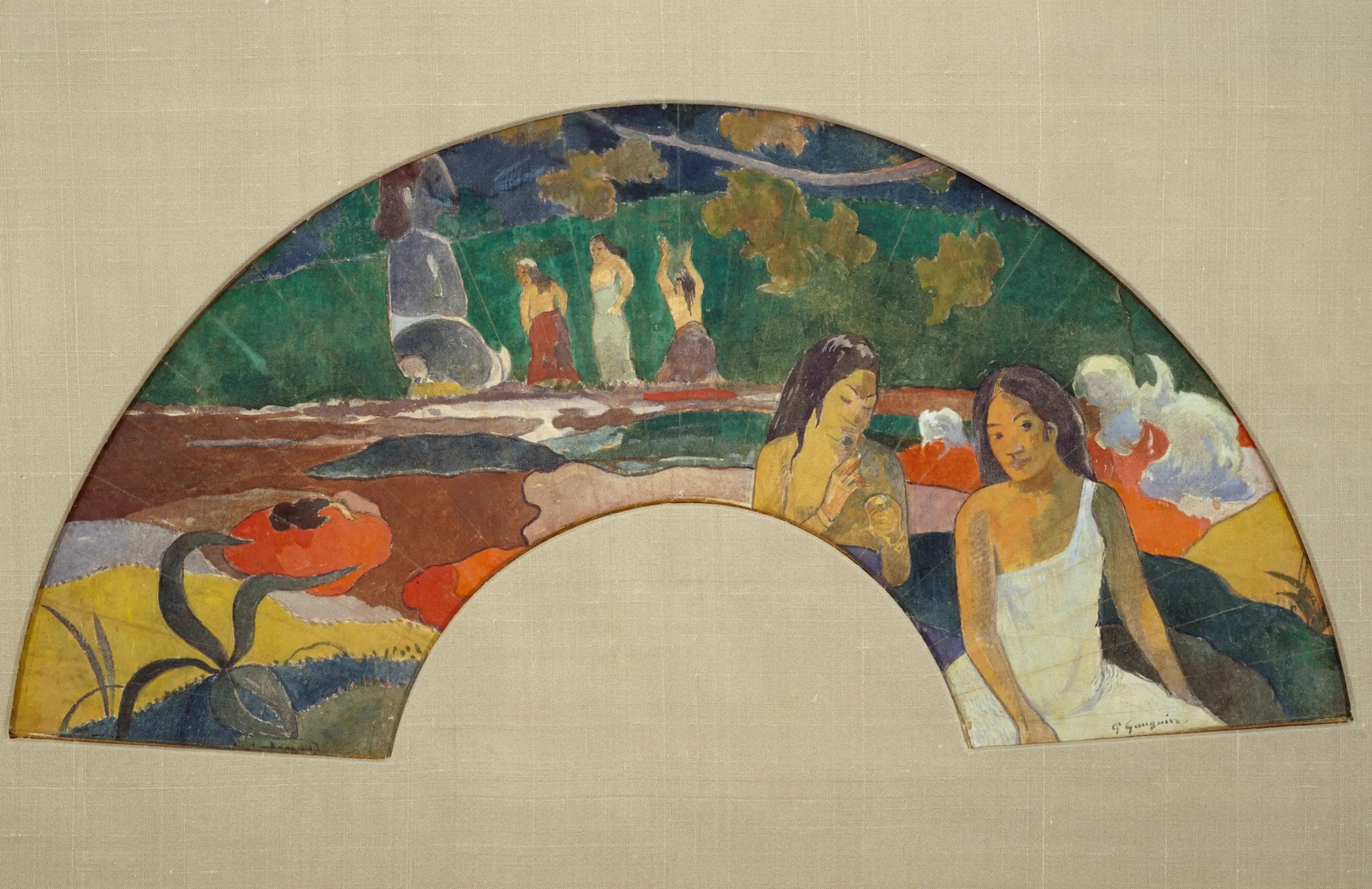 Reproduction du tableau « Joyeusetés II - Paul Gauguin » par Alpha Reproduction en peinture à l’huile
