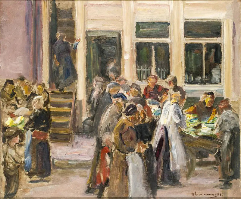 Judengasse en Ámsterdam - Max Liebermann