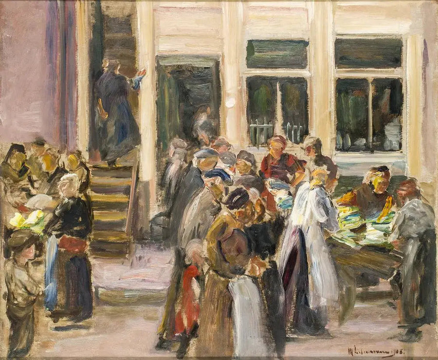 Judengasse en Ámsterdam - Max Liebermann
