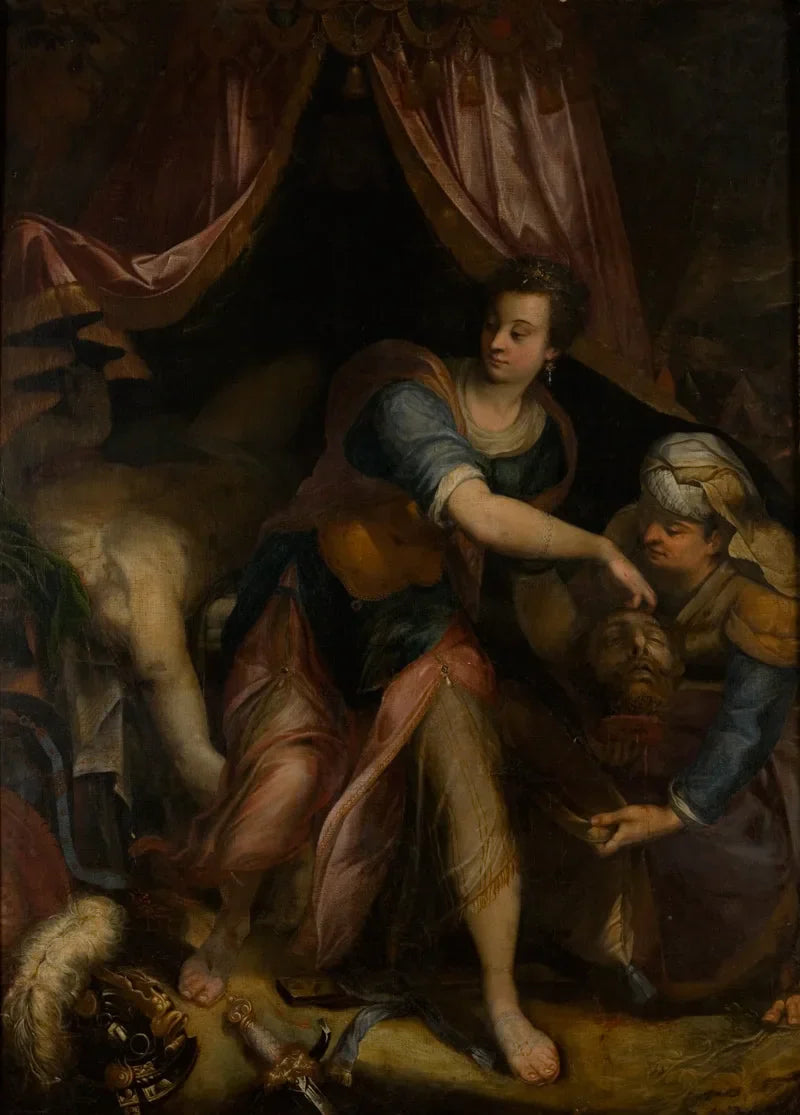 Judith con la cabeza de Holofernes - Denis Calvaert