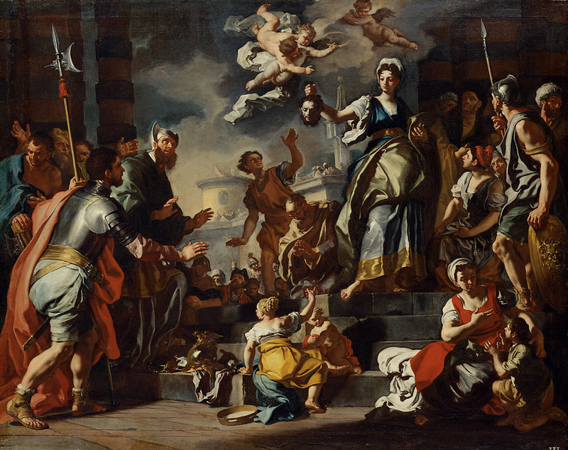 Judith con la cabeza de Holofernes - Francesco Solimena