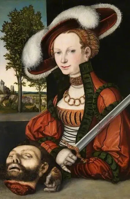 Judith con la cabeza de Holofernes - Lucas Cranach el Viejo