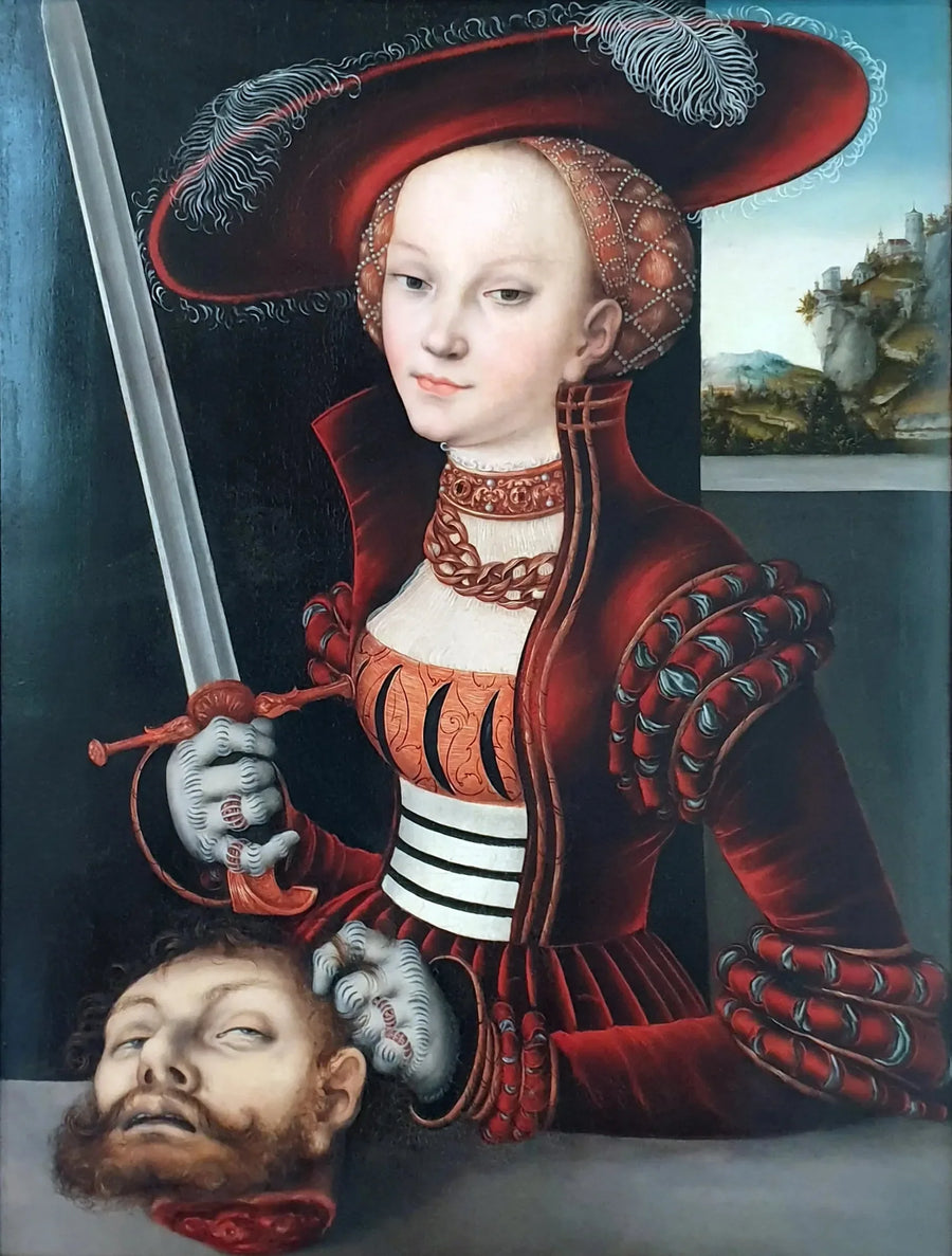 Judith con la cabeza de Holofernes - Lucas Cranach el Viejo