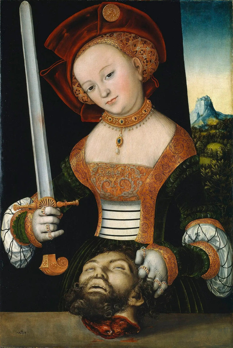 Judith con la cabeza de Holofernes - Lucas Cranach el Viejo