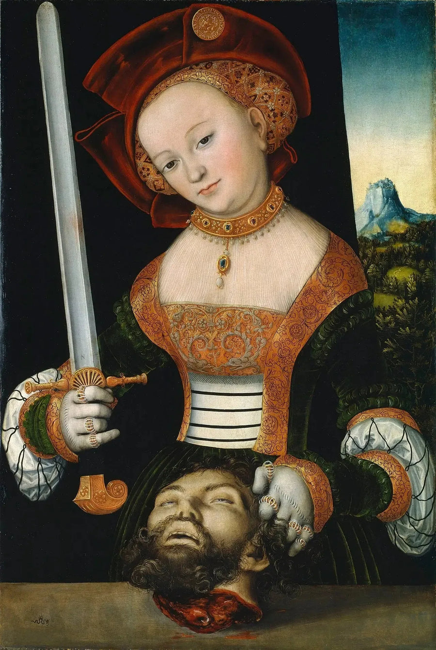 Judith con la cabeza de Holofernes - Lucas Cranach el Viejo