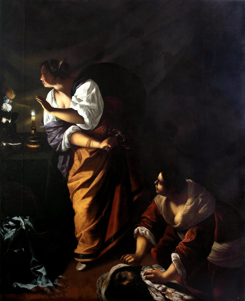 Judith y su sirvienta Abra con la cabeza de Holofernes - Artemisia Gentileschi
