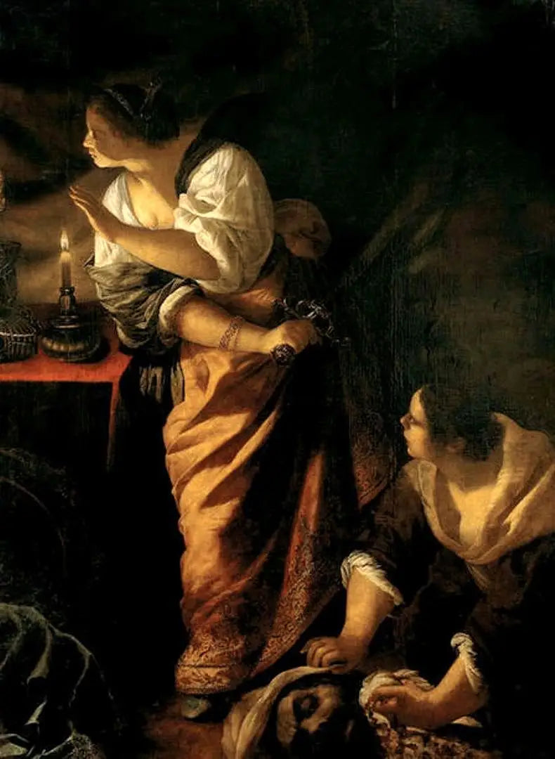Judith y su sirvienta con la cabeza de Holofernes - Artemisia Gentileschi
