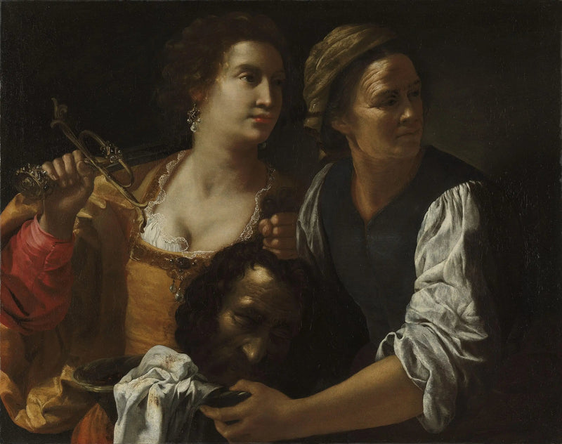 Judith y su sirvienta con la cabeza de Holofernes - Artemisia Gentileschi