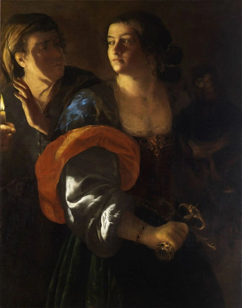 Judith llevando la cabeza de Holofernes - Artemisia Gentileschi