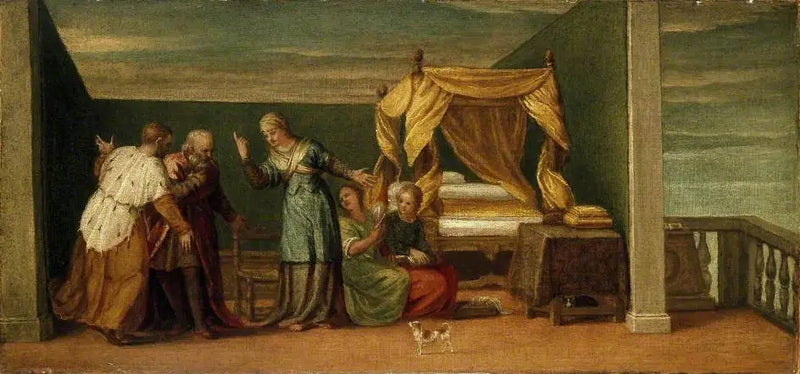 Judith recibiendo a los Ancianos de Betulia - Paolo Veronese
