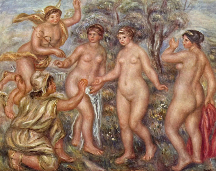 El Juicio de Paris - Pierre-Auguste Renoir