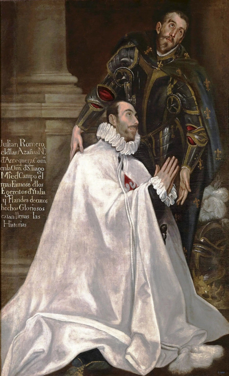 Julián Romero y su hijo Santo Patrón - El Greco