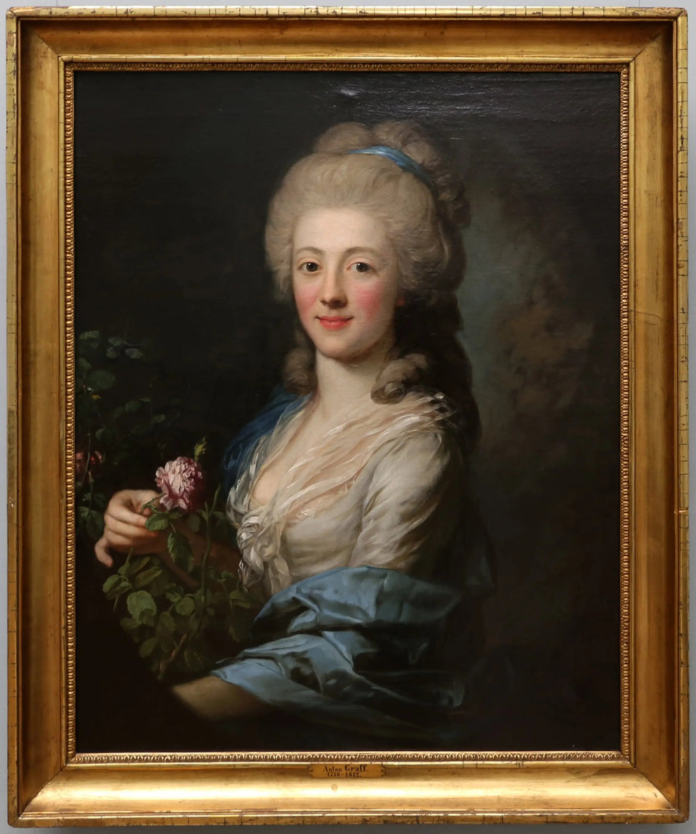 Juliane Wilhelmine Bause - Anton Graff image 1 tableau peint à l’huile sur toile